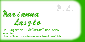 marianna laszlo business card